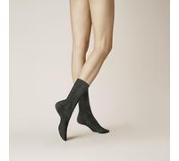 KUNERT Damen Socken Winter Dreams - Plait weich Anthrazitmel 4050 35-38