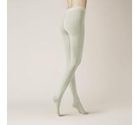 KUNERT Damen Strumpfhosen Winter Dreams - Plait wärmend Lichtgrau 0170 40-42