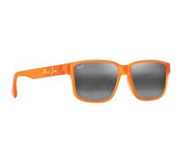 Kuniahi Asian Fit Matte Transparent Orange Neutral Grey MauiPure Gris Sans