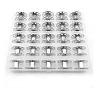 KUNPENG - # 2518-25pcs mit BOX BOBBIN BOX + 25 für KENMORE VIKING WHITE SINGER 15 KLASSE NÄHMASCHINE STAHLBOBBIN