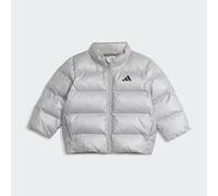 Kunstdaunen Glam Jacke Kinder Silver Metallic / Black Reflective 74