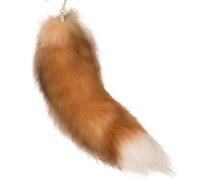 Kunstfell-Schwanz, künstlicher Therian-Schwanz, 38, 1-41, 9 cm großer Fuchs-Schlüsselanhänger, modisches flauschiges Fell, wunderschönes Pelz-Cosplay-Spielzeug für Handtaschen-Rucksack, Stil 5