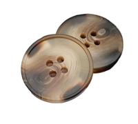 Kunstharzknöpfe, rund, beige, Trenchcoat-Knöpfe, dekoratives Nähzubehör, Farbe 12, 30mm 10Stück