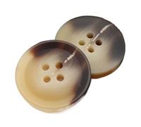 Kunstharzknöpfe, rund, beige, Trenchcoat-Knöpfe, dekoratives Nähzubehör, Farbe 2, 15mm 10Stück