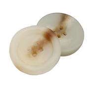 Kunstharzknöpfe, rund, beige, Trenchcoat-Knöpfe, dekoratives Nähzubehör, Farbe 21, 28mm 10Stück