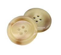 Kunstharzknöpfe, rund, beige, Trenchcoat-Knöpfe, dekoratives Nähzubehör, Farbe 27, 25mm 10Stück