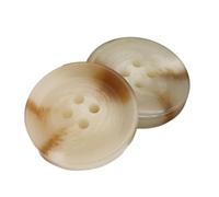 Kunstharzknöpfe, rund, beige, Trenchcoat-Knöpfe, dekoratives Nähzubehör, Farbe 3, 30mm 10Stück