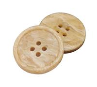 Kunstharzknöpfe, rund, beige, Trenchcoat-Knöpfe, dekoratives Nähzubehör, Farbe 35, 30mm 10Stück