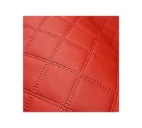 Kunstleder Meterware Stoffe zum Nähen Rot Wasserdichte Polsterung (1 Stk- Breite: 140cm x Länge: 100cm) Polsterstoff Polster für Möbel Schuhe Handtaschen Accessoires & Bastelarbeiten Steppung 7x7 cm