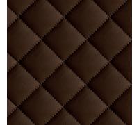 Kunstleder, Polsterstoff, kaschiert gesteppt Meterware, wasserabweisend, robust, mocca 140cm