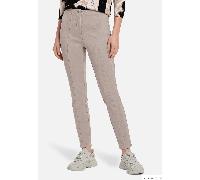 Kunstlederhose aus Velour Style Selina Fashion beige 42