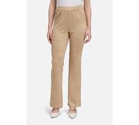 Schlupfhose BETTY BARCLAY "Damen Slim Fit", Damen, Gr. 46, Normalgrößen, beige, Obermaterial: 95% Polyester, 5% Elasthan, slim fit lang, Hosen Schlupfhose (96464711-46) beige