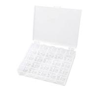 Kunststoff leer Nähmaschine Spulen Spulen für Brother- -Singer Elna 25pcs (Transparent)
