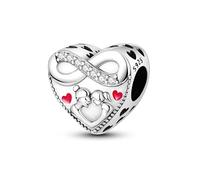 KUNVONIC Charm Anhänger Damen 925 Sterling Silber für Armband Charms Beads passend für Pandora Armband und Halskette, Kompatibel mit Europäischen Armbänder für Frauen Mädchen Z2
