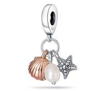 KUNVONIC Charm Anhänger Damen 925 Sterling Silber für Armband Charms Beads passend für Pandora Armband und Halskette, Kompatibel mit Europäischen Armbänder für Frauen Mädchen