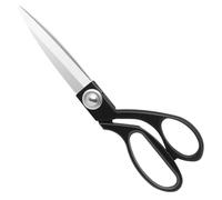 KUONIIY Nähschere-Professionelle Edelstahl Schneiderschere Schere für Stoff Leder Dressmaking Schneider Künstler Studenten Dressmakers, Schwarz, 20 cm