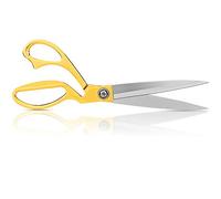 KUONIIY Schneiderschere, Extra Scharfe Stoffschere aus Edelstahl, 26 cm Textilschere f¨¹r Pr?zisen Schnitt mit Bequemem Griff, Gold