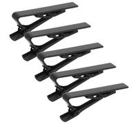 Kupfer Krawattenklammer Klassische 5 Stück für Herren | Schwarze Matte Oberfläche, Modern und Minimalistisch, für Businessreisen und Formelle Anlässe