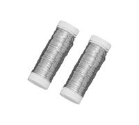 Kupferdraht silberfarben - RAYHER - 50 m - 2 Spulen - Einfach zu handhaben - Ideal für Schmuck und Dekorationen