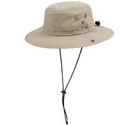 Kuranda Outdoorhut - wasserdichter Sonnenhut mit UPF50+ & Kinnriemen - Wanderhut mit Belüftung & verstellbarer Krempe - Regenhut für Camping & Trekking (DE/NL/SE/PL, Alphanumerisch, S, M, Khaki)