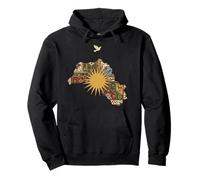 Kurdistan Karte Flagge Erbe Ethnischer Stolz Kurdische Kultur Pullover Hoodie