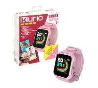KURIO Smartwatch für Kinder - wasserdichter Fitness-Tracker mit Herzfrequenz, Schlafüberwachung und App-Anbindung - Aktivitätsuhr mit Spielen und Ziffernblättern, Pink