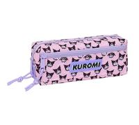 Kuromi Federmäppchen, klein, Federmäppchen für Kinder, ideal für Kinder im Schulalter, bequem und vielseitig, Qualität und Widerstandsfähigkeit, 22 x 6 x 8,5 cm