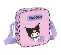 Kuromi Kleine Umhängetasche für Kinder, ideal für Kinder von 5 bis 14 Jahren, bequem und vielseitig, Qualität und Widerstandsfähigkeit, 16 x 4 x 18 cm