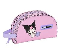 Kuromi Kulturbeutel für Kinder, anpassbar an den Wagen, ideal für Kinder von 5 bis 14 Jahren, bequem und vielseitig, Qualität und Widerstandsfähigkeit, 26 x 16 x 9 cm