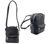 Kuromi PU Leder Rucksack Kawaii Umhängetasche Kuromi Tasche Sanrio Bag for Frauen With Cute pin Klein Cute Kuromi Bag Anime Kuromi black Cosplay Mini Rucksack