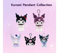 Kuromi Sanrio Plüsch Anhänger & Rucksack Anhänger - Süßer Anime Schlüsselanhänger geeignet für Mädchen, Teenager und Studenten - Sammlerstück und perf