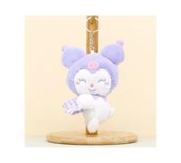 (Kuromi) Sanrio Plüsch süßer Spielzeug-Schlüsselanhänger von My Melody und Kuromi mit weicher PP-Baumwolle