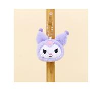 (Kuromi) Weicher und kuscheliger Sanrio-Plüsch-Schlüsselanhänger mit beliebten Charaktergesichtern