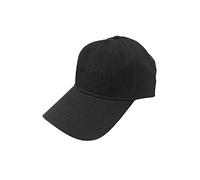 Kurt Cobain Baseball Cap Schwarz on Schwarz Logo Nirvana offiziell Schwarz One Size