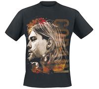 Kurt Cobain Coloured Side View T-Shirt schwarz XL