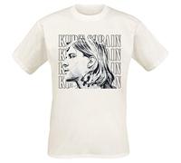 Kurt Cobain Contrast Profile T-Shirt beige M