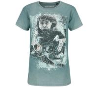 Kurt Cobain Guitar T-Shirt türkis in XXL