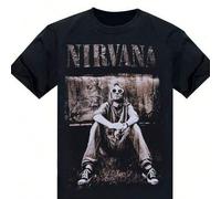 Kurt Cobain T-Shirt Schwarz Baumwolle Unisex Alle Größen S-5XL JJ4787