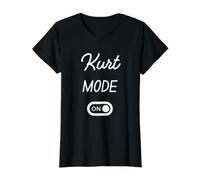 Kurt-Modus: EIN Name Preisgünstiges Grafik-T-Shirt, Damen, Schwarz, M