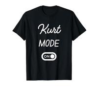 Kurt-Modus: EIN Name Preisgünstiges Grafik-T-Shirt, Herren, Schwarz, M