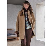 Kurz-Mantel in Bouclé-Optik