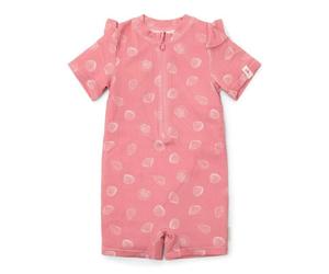 Kurzärmeliger Badeanzug Ocean Treasures Pink | Little Dutch - 86/92