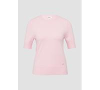 s.Oliver Kurzärmeliger Strickpullover aus Viskosemix zartrosa 36