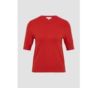 Kurzärmeliger Strickpullover aus Viskosemix 42 rot 2165879.3090.42
