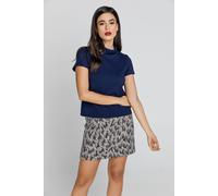 Kurzärmeliges blaues Top EU 42 / UK 14