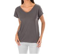 Kurzärmeliges Damen-T-Shirt mit V-Ausschnitt 1487904682 S