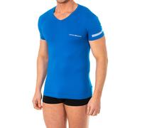 Kurzärmeliges T-Shirt mit V-Ausschnitt 110810-8P723 Mann S