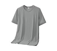Kurzärmliges Herren-Sportshirt aus schneller Seide, Sport-Fitness-T-Shirt, das Schweiß ableitet Herren Classic