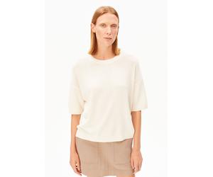 KURZÄRMLIGES LEINEN-MIX STRICKSHIRT | Leinen-Mix - beige (XL)