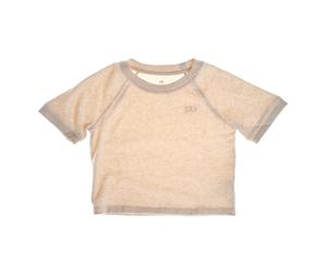 Kurzärmliges, verkürztes T-Shirt 626677 für junge Mädchen 8-9A / 128-134cm